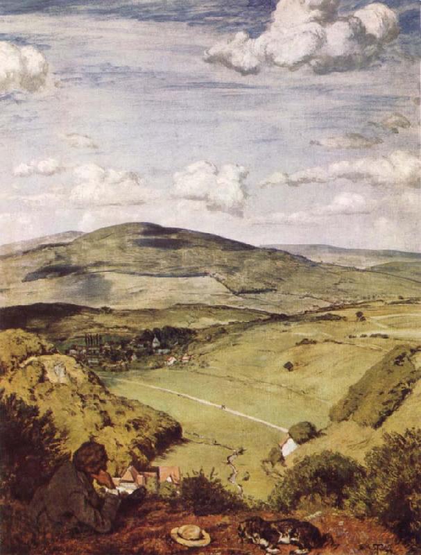 Hans Thoma Landscape Spain oil painting art